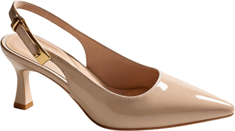PATRNT LEATHER SINGBACK HEELS 3