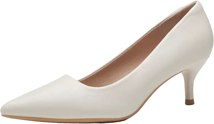CLASSIC POINTED TOE LEATHER HIGH HEELS 3