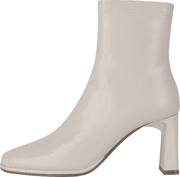 SQUARE TOE ANKLE BOOTS WITH BLOCK HEEL AND SIDE ZIPPER 4