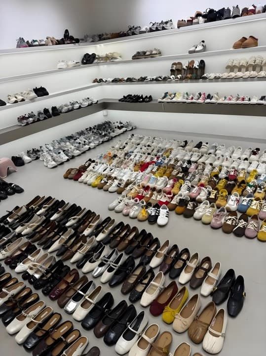 TYX footwear showroom with 500+ designs