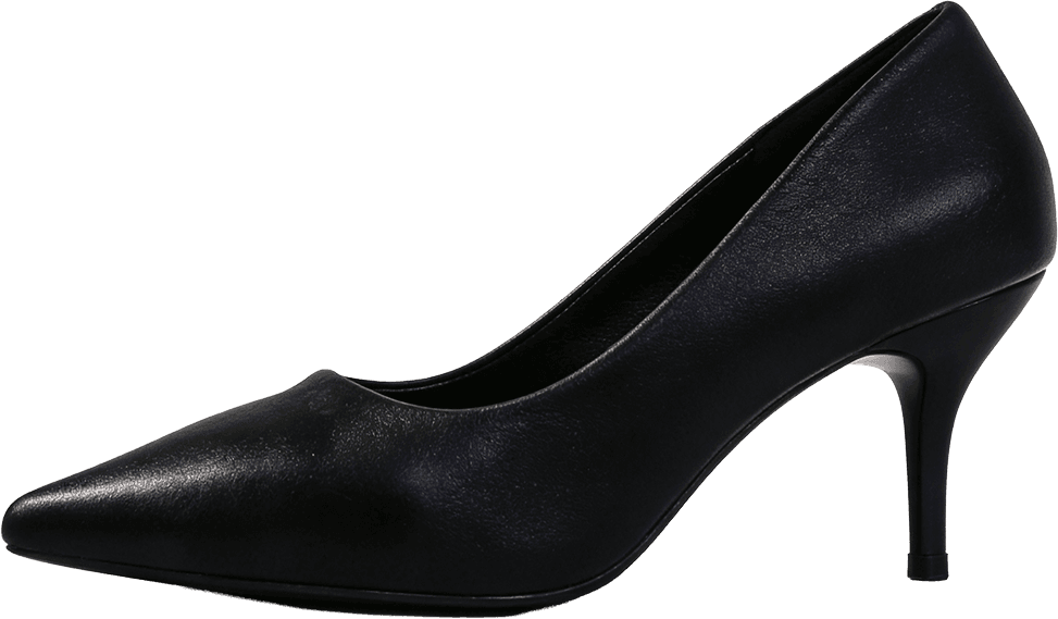 CLASSIC POINTED TOE LEATHER HIGH HEELS